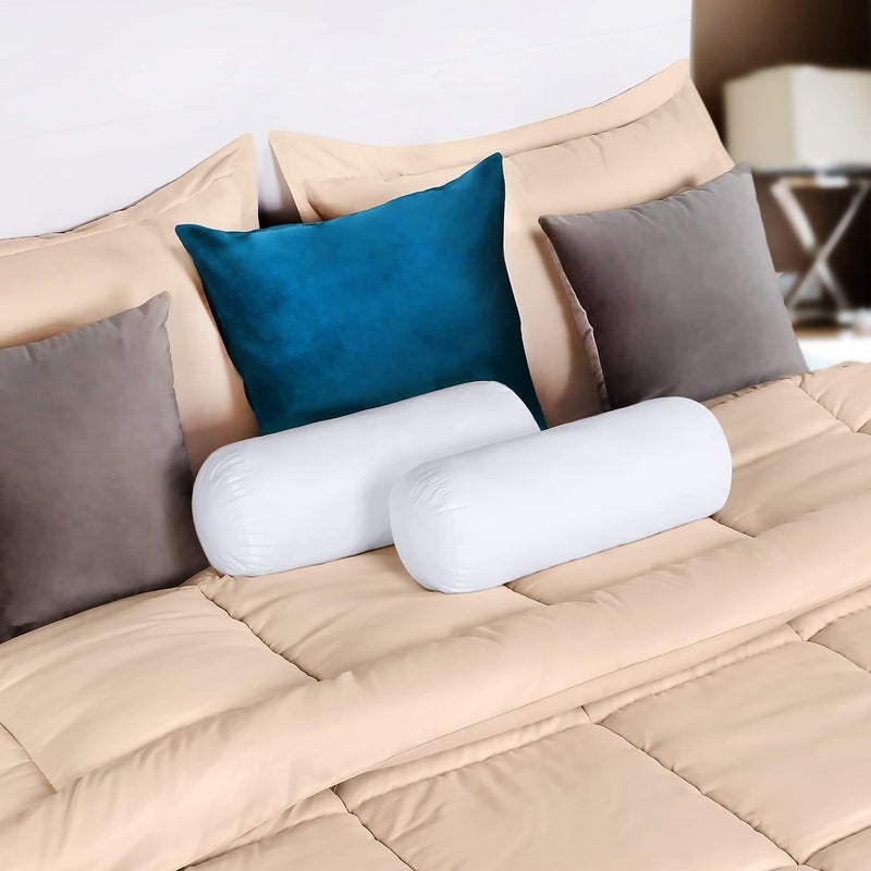 Texlux Super Support Grey Bolyester 2 Pack Firm Support Bed PillowsBolyester Designed for Back and Side Sleepers - Image 2