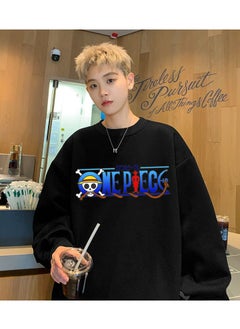 KUYING New One Piece Printed Casual Round Neck Hoodie  - Image 2