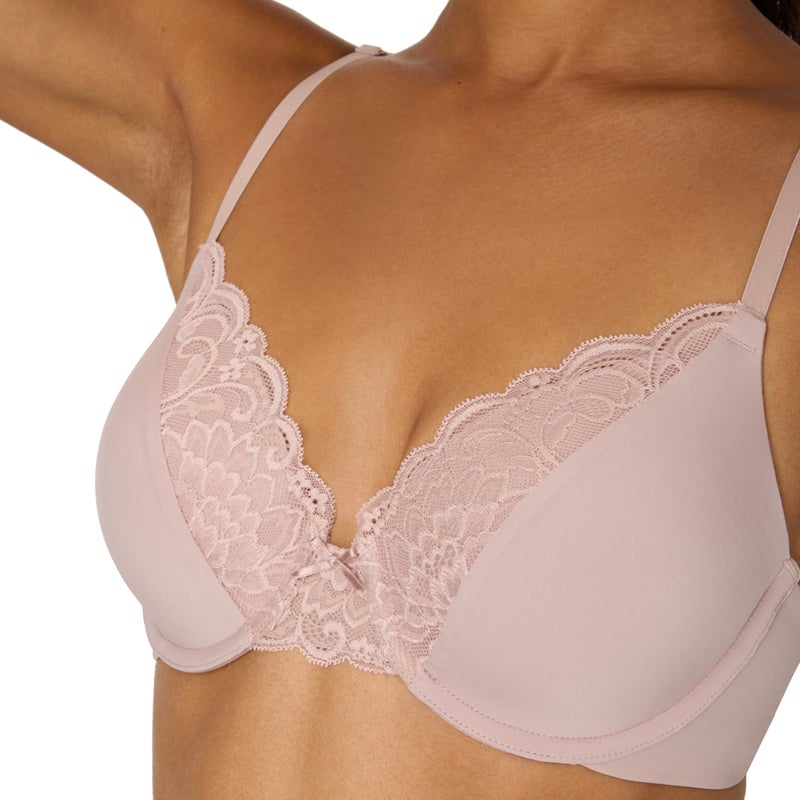 Maidenform صدرية تي شيرت للنساء من ميدنفورم، صدرية تحتية مريحة بتغطية كاملة مع سلك، أحزمة قابلة للتحويل - Image 5