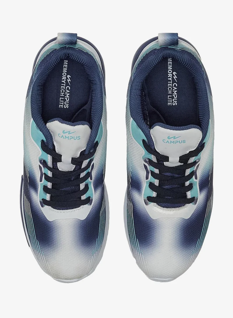 CAMPUS White/Navy Kids White Low-Top Sneakers - Energetic Style Shoes with Soft Padding and Airy Feel  | Best Price UAE