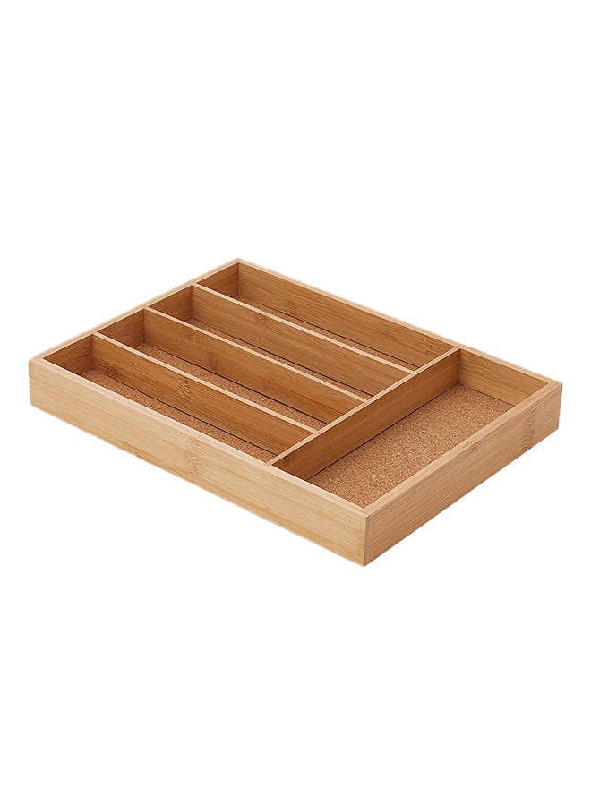 Cutlery Drawer Organizer Brown 36x27x4.5centimeter - Image 1
