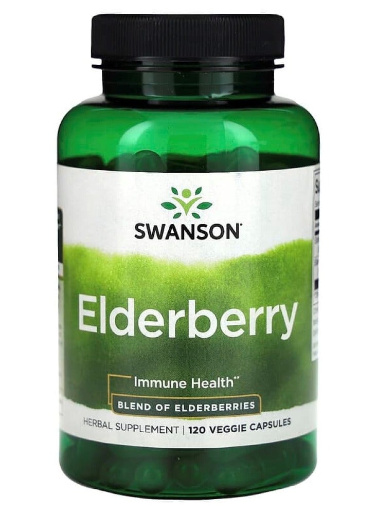 سوانسون‏, توت الخمان ، لصحة المناعة ، 120 كبسولة نباتية