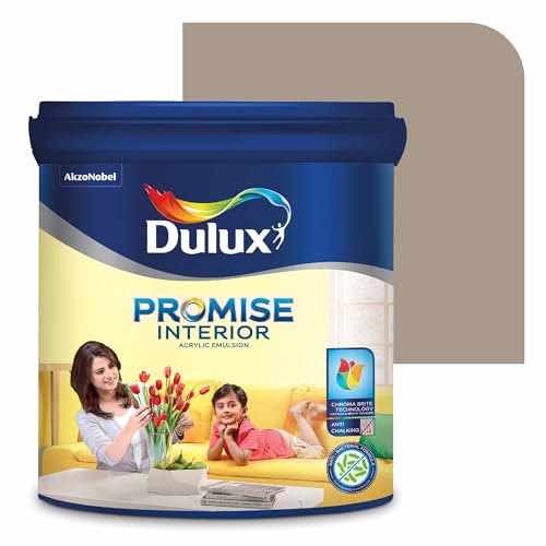 Dulux Promise Interior Emulsion Paint (1L, Water Chestnut) | Wall paint with Chroma Brite Technology for brighter longer-lasting colors | Rich finish | Anti-chalk | Water-based | 3-year warranty - Image 1