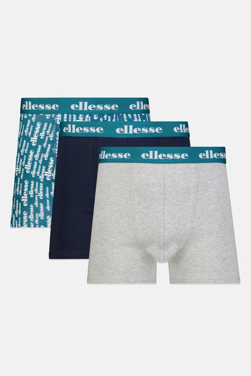 Ellesse سراويل ثلاث قطع للرجال بشعار العلامة التجارية، متعدد الألوان - Image 1