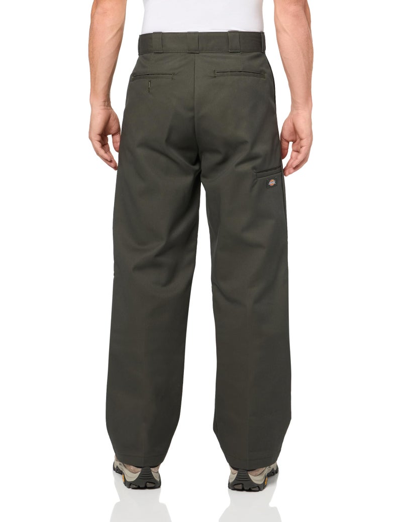 Dickies Loose Fit Double Knee Work Pants, Olive Green, 36 30 - Image 2