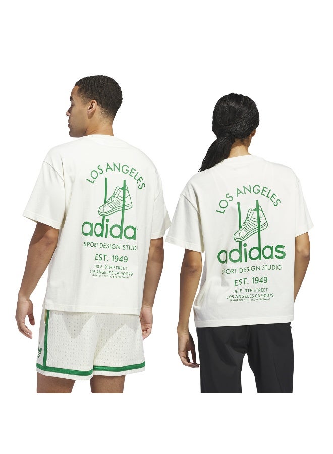 Adidas adidas ADI SD JABBAR Beige Originals Unisex T-SHIRTS  - Image 5