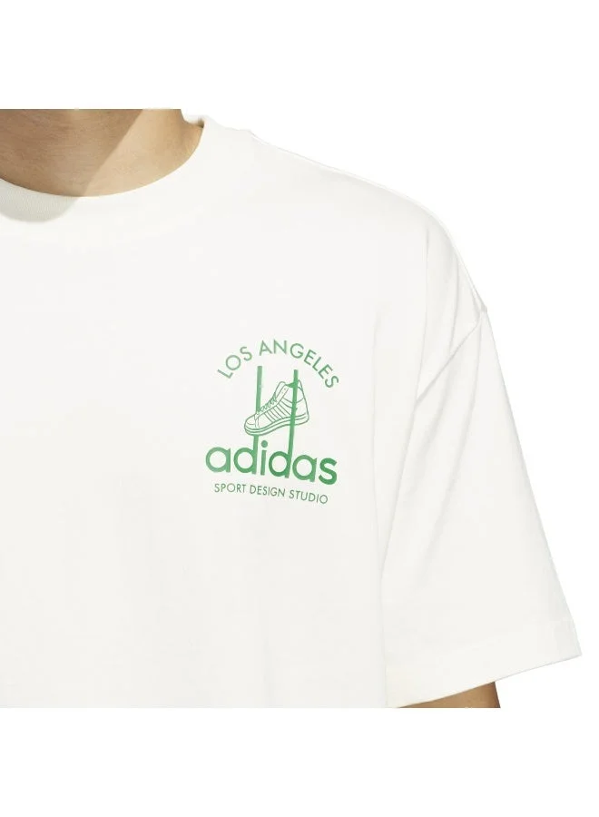 adidas Originals ivory adidas Sport Design Studio Jabbar Graphic T-Shirt  | Best Price UAE
