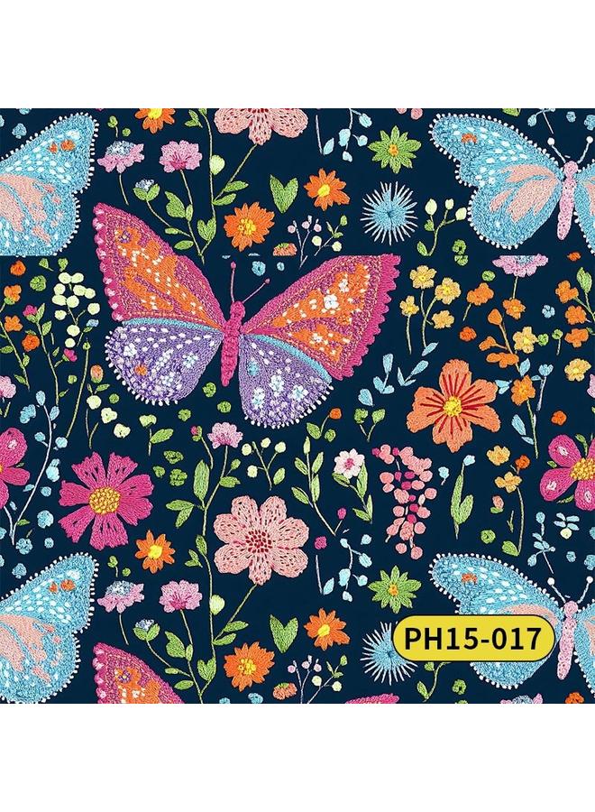 Bluejw French Retro Bunny Wall Wallpaper Self-adhesive Wall Sticker High Color Dirty Resistant Wallpaper Bedroom Warm Wallpaper - Image 1