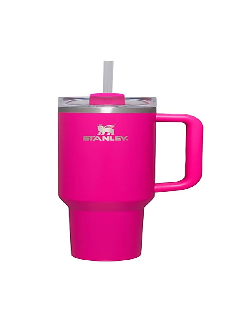 Stanley - Stanley 40 oz. Quencher H2.0 Pink Cup FlowState Tumbler- Camelia Stainless Steel Vacuum Insulated Tumbler - Image 1