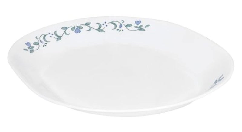 Corelle Corelle Vitrelle Serving Platter, 12-1/4-Inch Large Serving Plate, Triple Layer Glass, Crack and Chip Resistant, Country Cottage  - Image 1