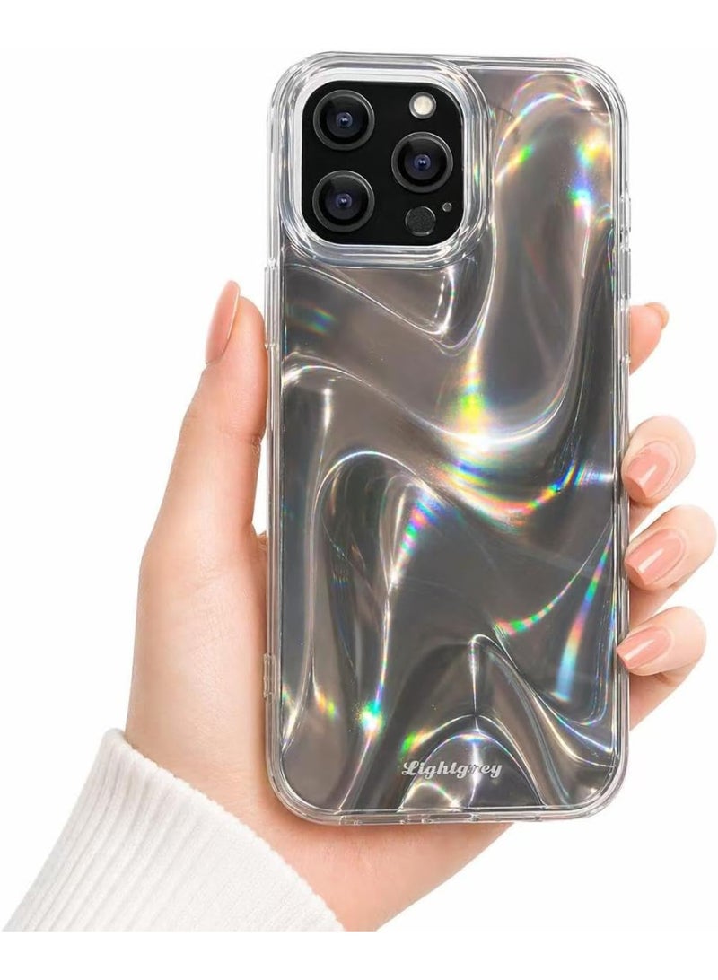 Ecosystem Luxury Case for iPhone 13 Pro Max Shockproof Protective Cover, Stylish Iridescent Design, Camera Protection, Lightweight Slim Case - Image 1