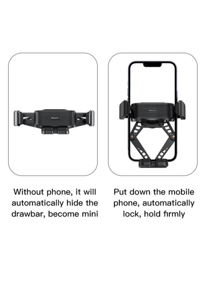 Yesido C166 High Quality Universal Adjustable Gravity Sensor Magnetic Suction Car Air Vent Phone Holder  - Image 4