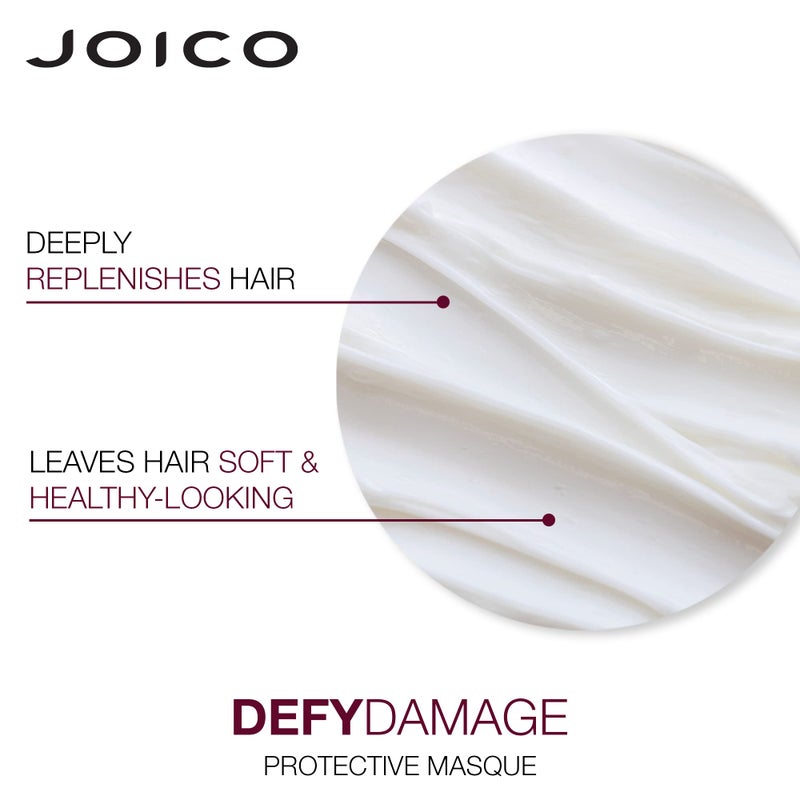 JOICO Defy Damage Protective Masque | For Color-Treated Hair | Strengthen Bonds & Preserve Hair Color | With Moringa Seed Oil & Arginine | 5.1 Fl Oz (Pack of 2) - Image 5