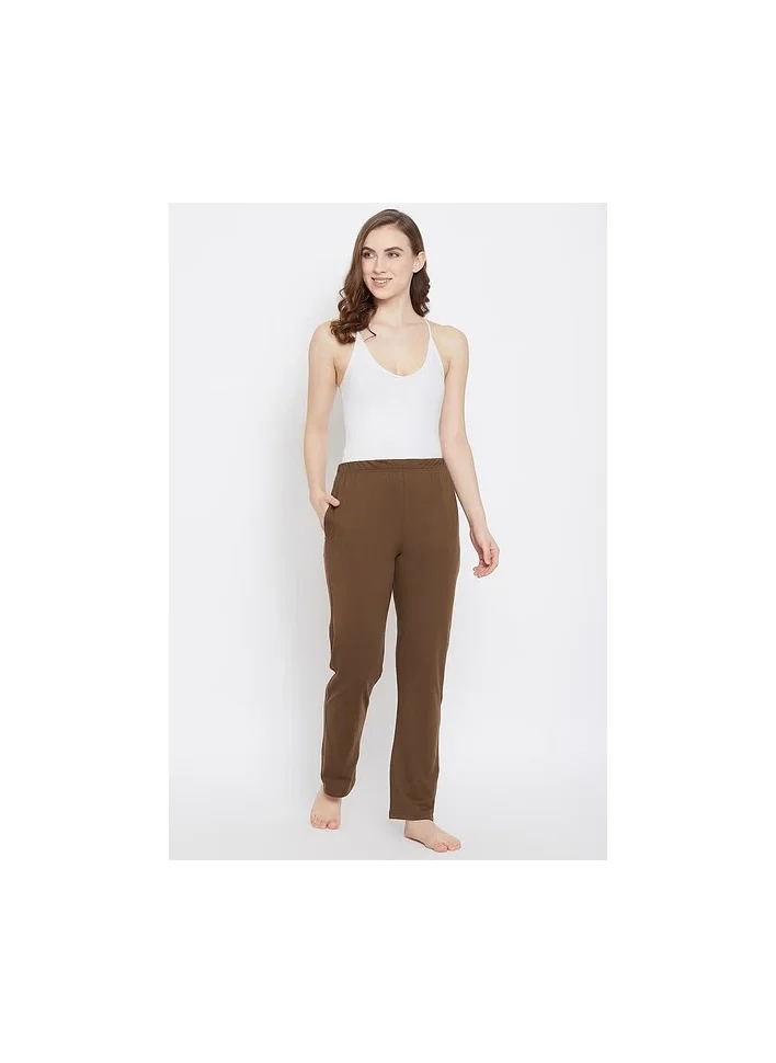 Clovia Pocket Detail High Waist Pyjama