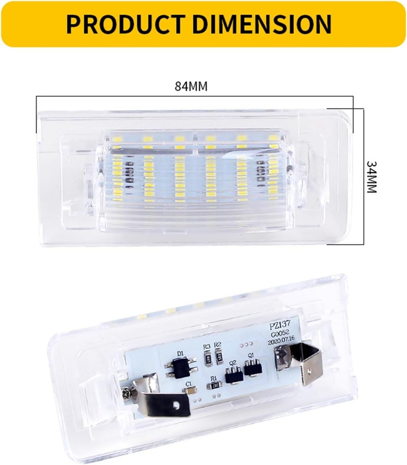QASULER LED License Plate Light for Audi TT Models - Image 2