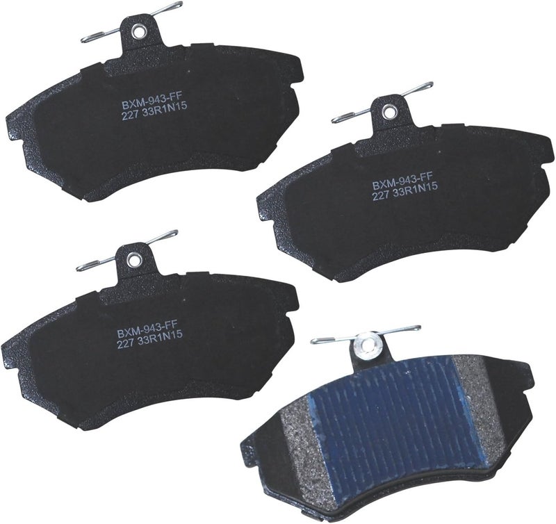 Bendix Premium SBM227 Semi-Metallic Front Brake Pads for Select Models Audi 80, 80 Quattro, 90, 90 4000, 4000 5000, Coupe, Volkswagen Corrado, Golf, Jetta, Passat, Quantum, Scirocco - Image 1