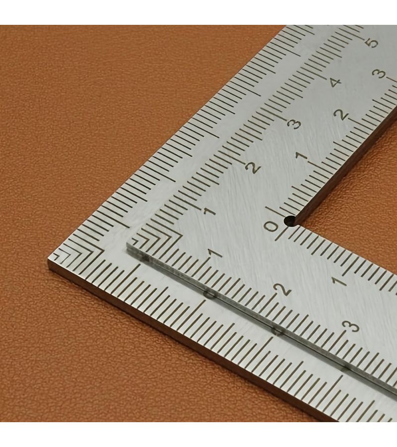 L Shaped Ruler Metal Measuring Layout Tool Square Small Frame S Size - Image 3