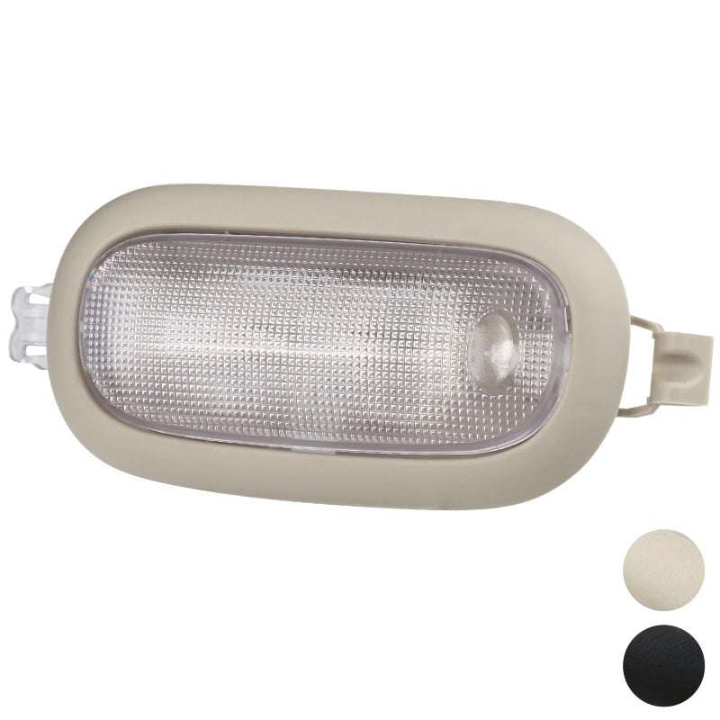 TQPONLY Car Roof Light Interior Dome Lamp Assembly | Compatible with Dodge Ram Jeep Accessories Parts | Replaces 5JG58TL2AD Inside Overhead Console Reading Light with Manual Control (Medium Slate Gray) - Image 1