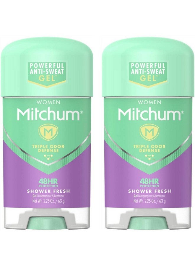 Mitchum For Women Clear Gel Antiperspirant & Deodorant-Shower Fresh-2.25 Oz, 2 Pk - Image 1