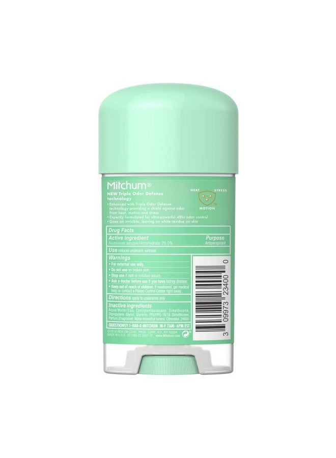 Mitchum For Women Clear Gel Antiperspirant & Deodorant-Shower Fresh-2.25 Oz, 2 Pk - Image 3