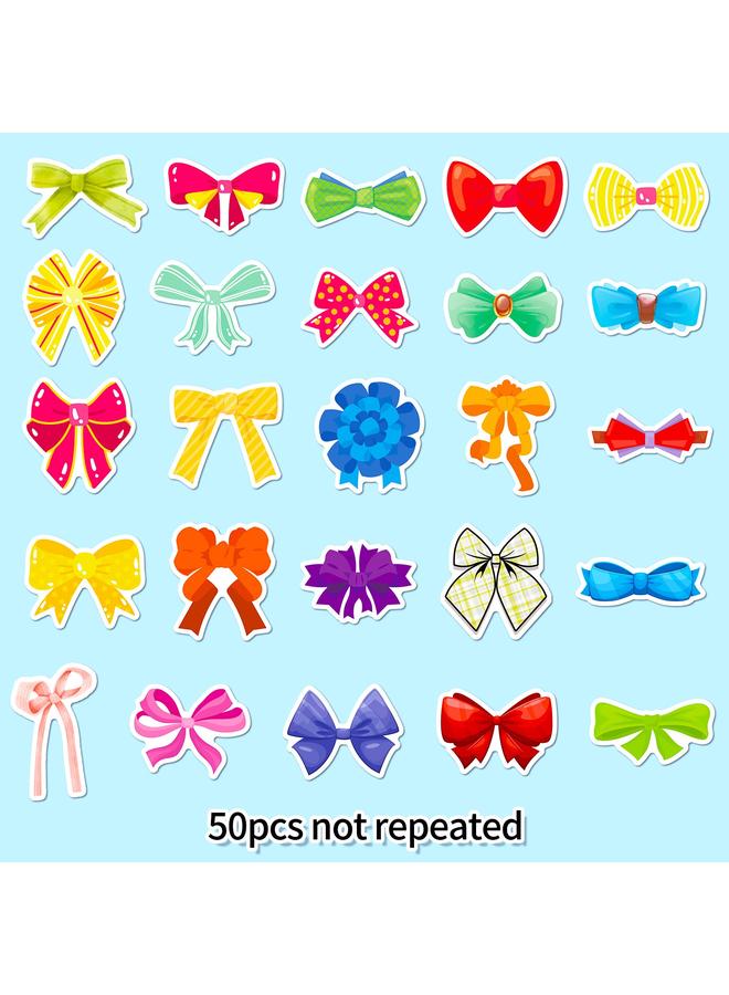 Bluejw Selling 50 Cute Healing Bow Cartoon Children's Stickers Best Selling Notebook Decorative Stickers - Image 3