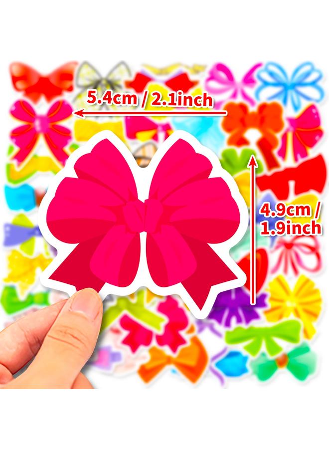 Bluejw Selling 50 Cute Healing Bow Cartoon Children's Stickers Best Selling Notebook Decorative Stickers - Image 5
