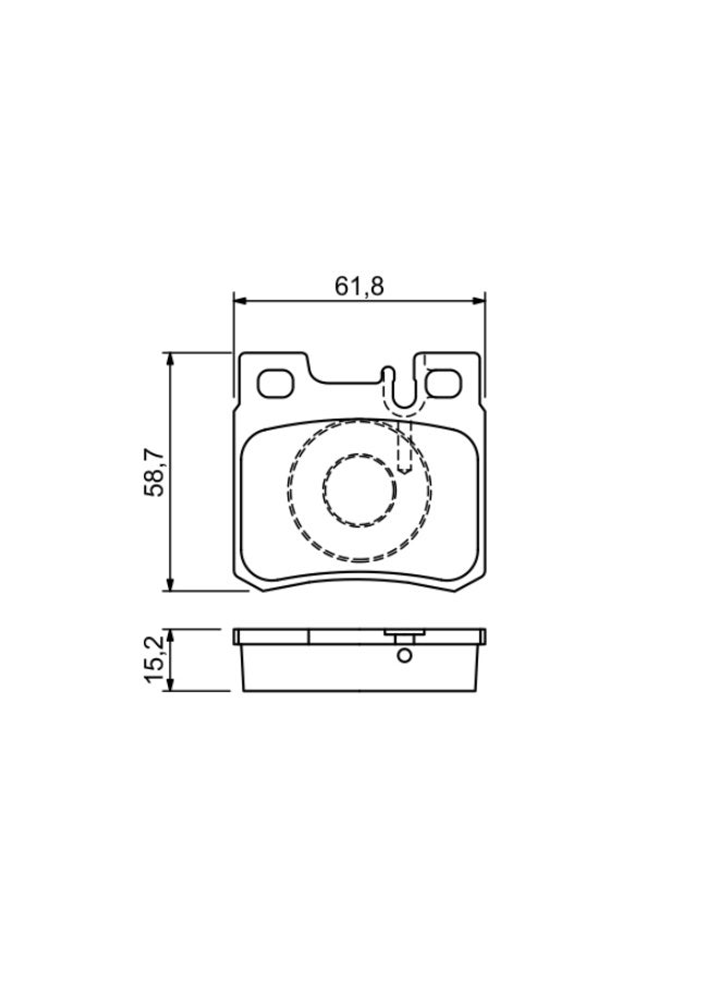 BOSCH Brake Pad - BOSCH - 0 986 TB2 014