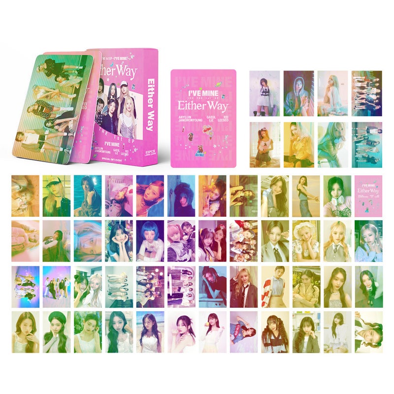 Integration Link 54/55 Lomo Card Powder Ink Ateez Album Sk Peripheral En Card Twice Should Aid - Image 1