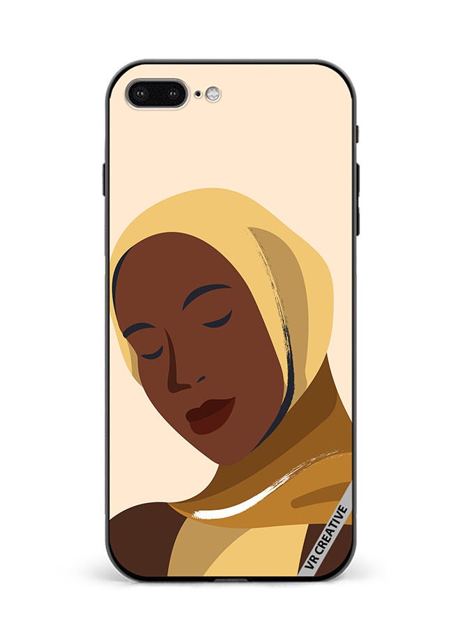 VR CREATIVE Protective Case Cover For Apple iPhone 7 Plus/8 Plus Cartoon Woman Shape Design Multicolour - Image 1