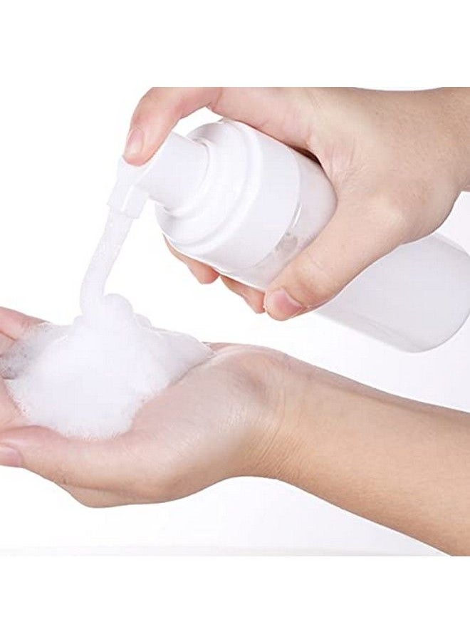 ericotry 2Pcs Transparent Plastic Foam Pump Bottle Foaming Dispensers For Facial Cleanser Shampoo Liquid Hand Bath (100Ml/3.4Oz)  - Image 4