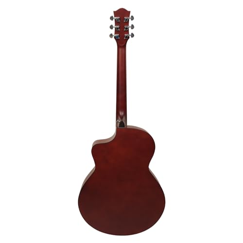 Kadence FR77NA Frontier 40" Acoustic Guitar | Grand Auditorium Cutaway | Special Fret Inlays | Spruce Wood | Comes with Bag | Includes Learning Course | Natural - Image 5