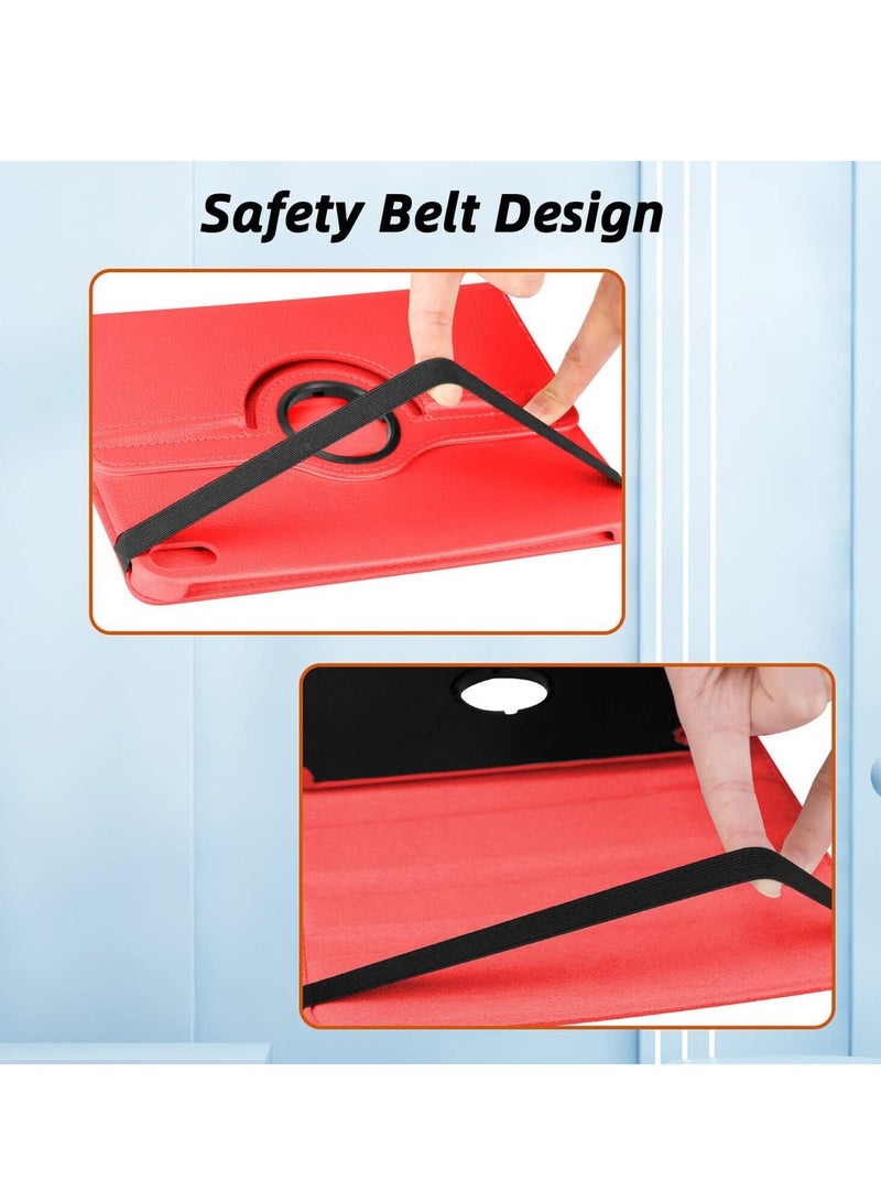 FOCUS Case for Ipad 10th Generation Case 2022 iPad 10.9 Inch 360 Rotating Portfolio Case Red - Image 4