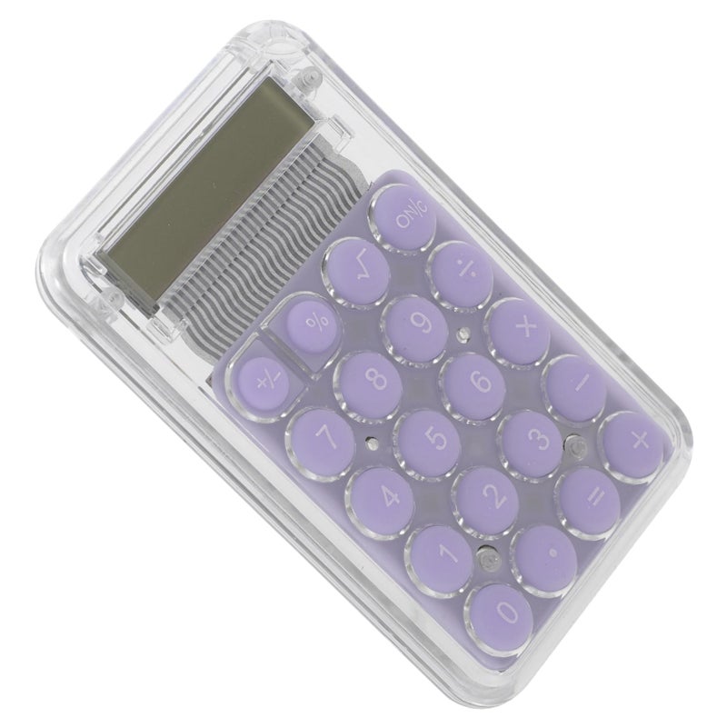 Mini Handheld Calculator Aesthetic Design with Digital Display Lightweight Portable for Office School - Image 2