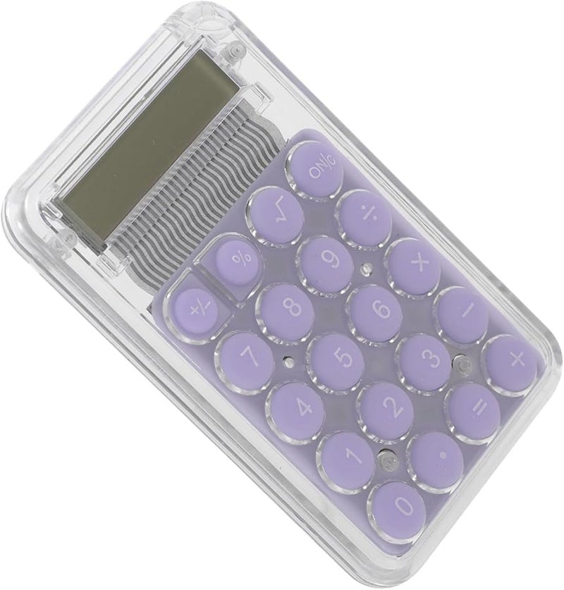 Mini Handheld Calculator Aesthetic Design with Digital Display Lightweight Portable for Office School - Image 1