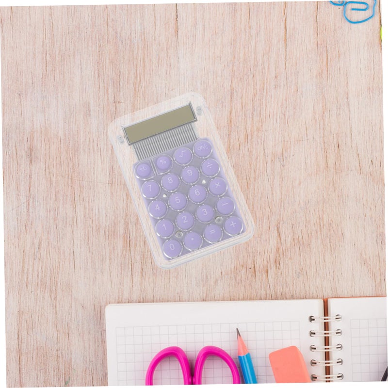 Mini Handheld Calculator Aesthetic Design with Digital Display Lightweight Portable for Office School - Image 5