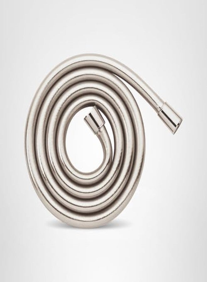 Hansgrohe 28274830 Polished Nickel Techniflex 80" Handshower Hose with Brass Swivel Connector - Image 3