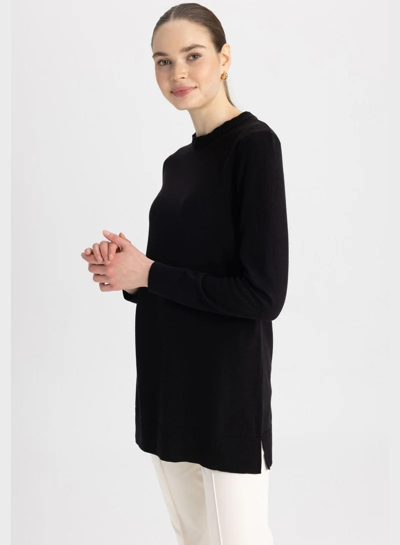 DeFacto Regular Fit Crew Neck Tunic