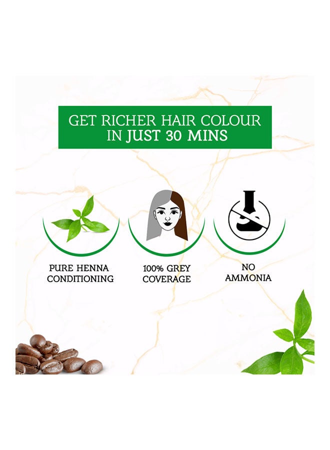 Dabur Vatika Henna Hair Color For Hair Dye 6 x 10g | Chestnut | 100% Grey Coverage | Indian Henna Based | No Ammonia - Image 2