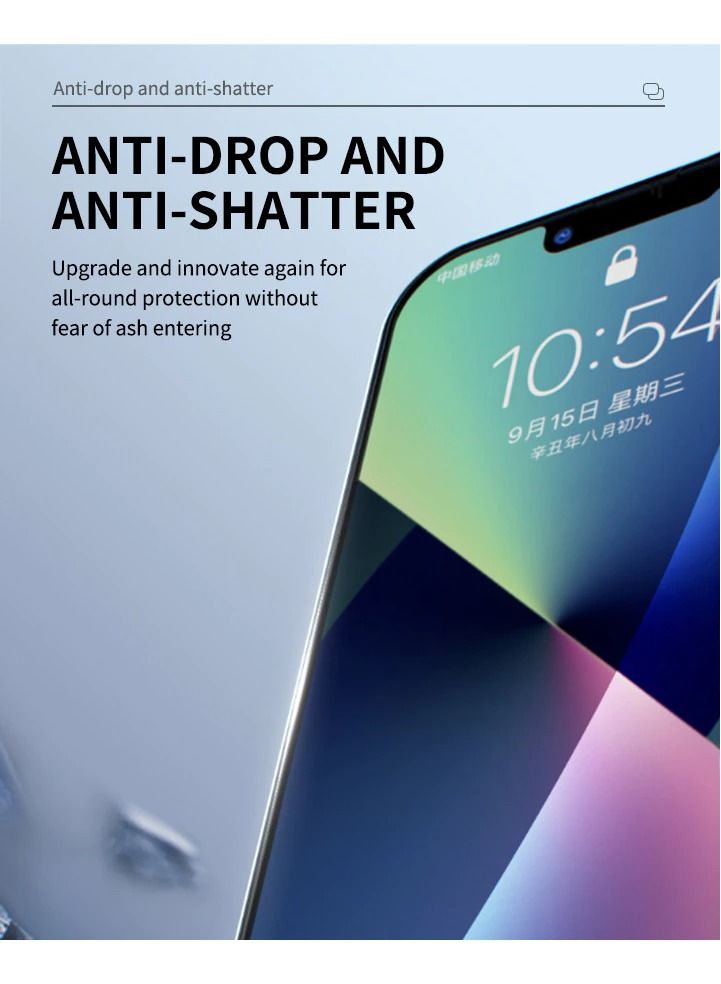 HEXABEX iPhone 14 Pro Max Privacy Screen Protector, Tempered Glass 5D 9H Privacy Screen Protector for iPhone 14 Pro Max 6.7" Black  - Image 4
