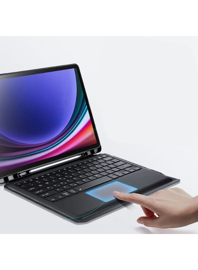 Trackpad Keyboard Compatible with Samsung Galaxy Tab S10 Ultra 14.6 inch (2024) Detachable Magic Keyboard Case With Pencil Holder For Tab S10 Ultra - Image 3