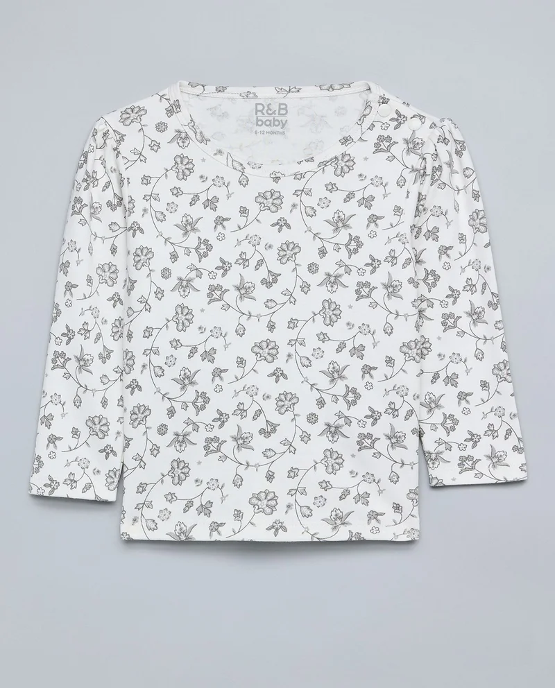R&B Printed Top and Pant Set