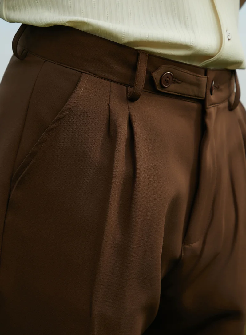 CAHOOT  Lightweight - Pleated Suede Trousers for Men | Best Price UAE