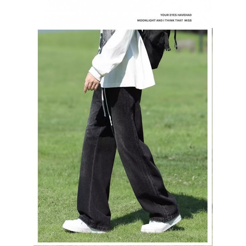 Unisex Casual Daily Denim Jeans - Image 4