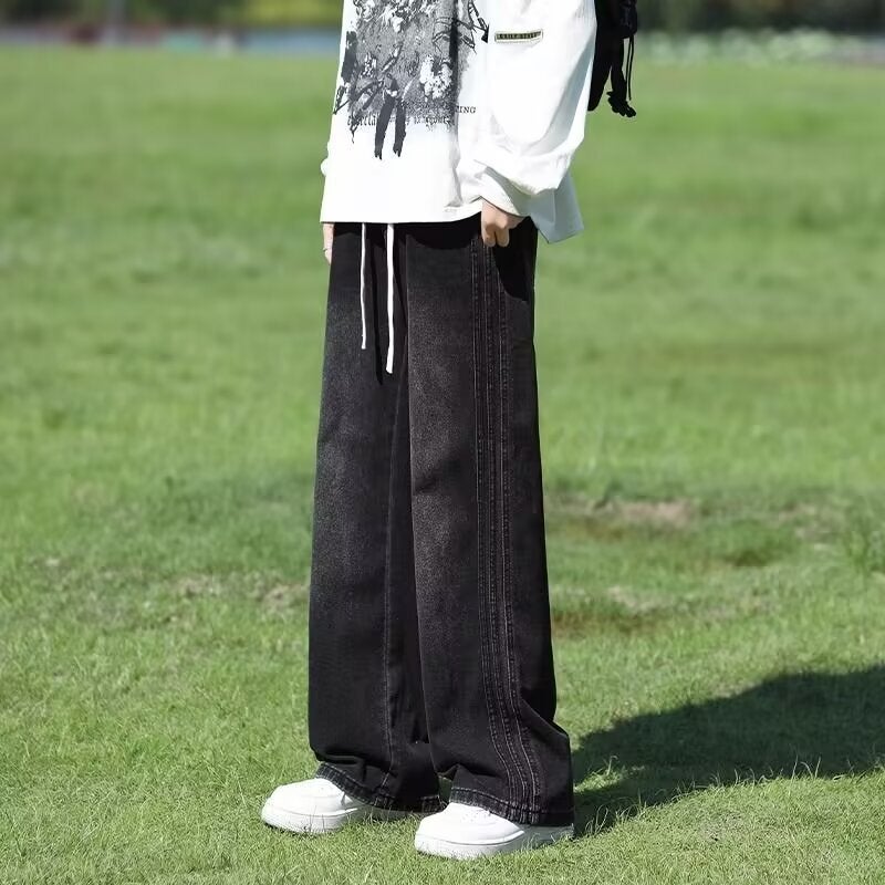 Unisex Casual Daily Denim Jeans - Image 1