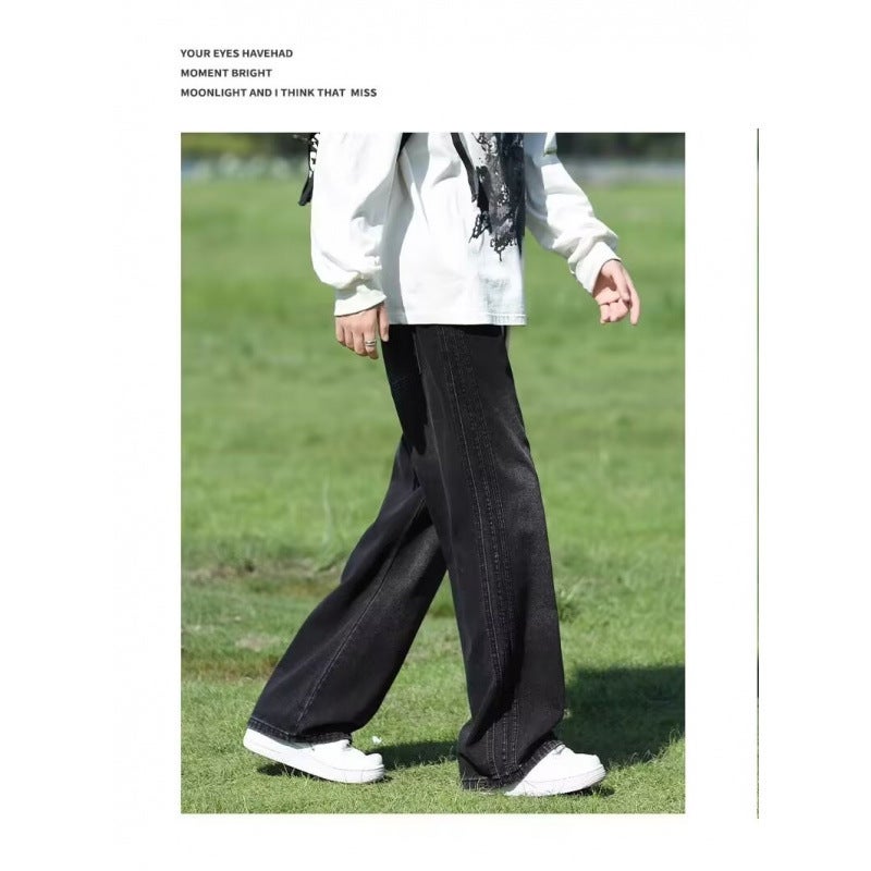 Unisex Casual Daily Denim Jeans - Image 3
