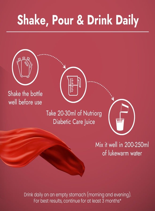 Nutriorg Diabetic Care Juice 250 ML, Controls Blood Sugar Level, Diabetes Care Juice, 100% Natural & Organic Detox Juice, No Added Sugar - Image 5