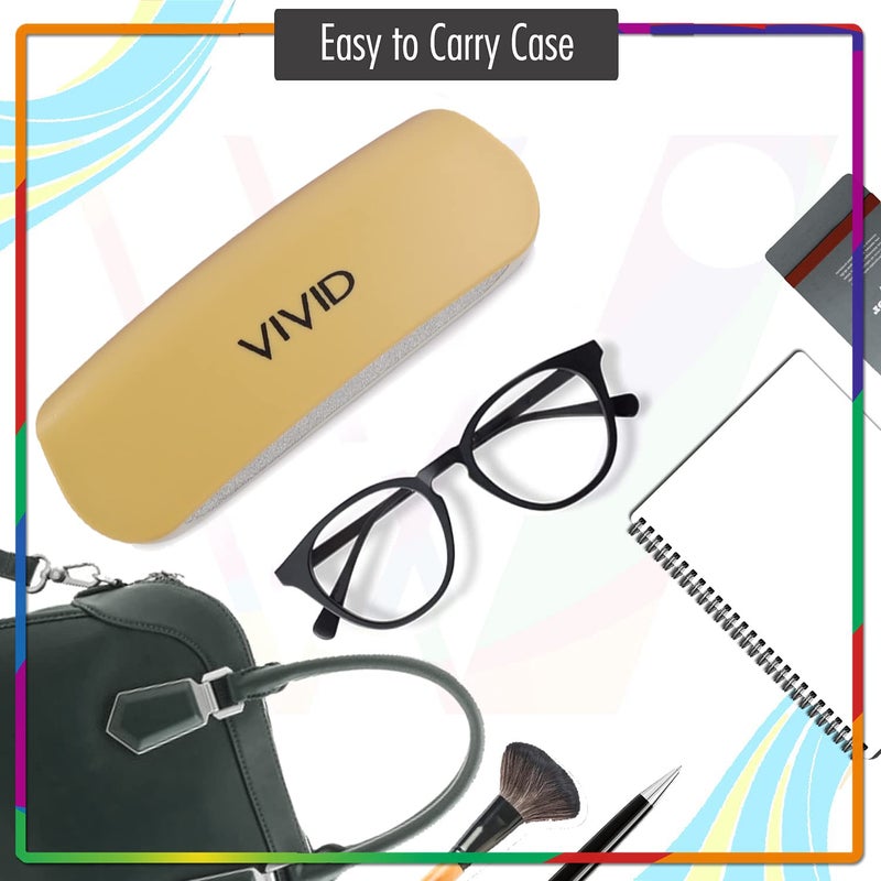 VIVID Vision Unisex Adult Lightweight Eyewear Specs Case Cover | Protect Eye Glasses | ABS | Plastic | Spectacles | Cases | Hinge-Spring - Image 4