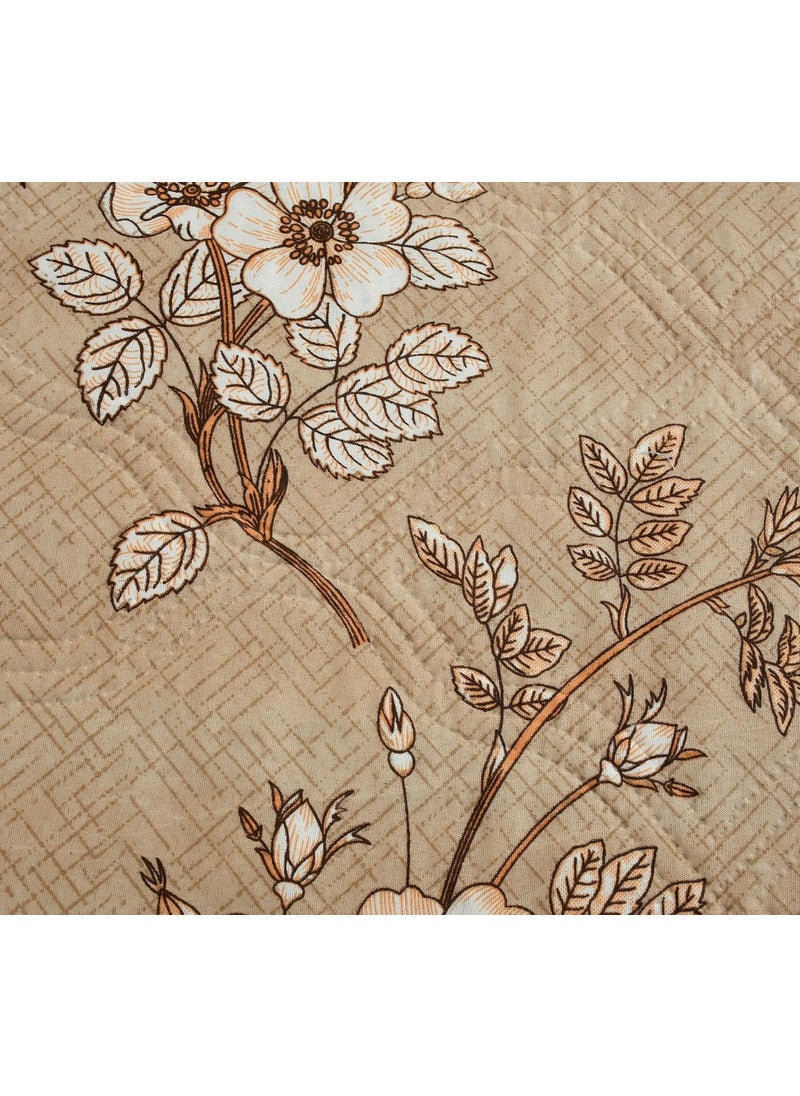 WEAVERS HUT WEAVERS HUT Premium Ultrasonic Quilted Comforter UltraSoft Microfiber Fill is Hypoallergenic AC Blanket FadeResistant AllSeason Comfort Stitching Soft Finish 228X200CM Beige  - Image 3