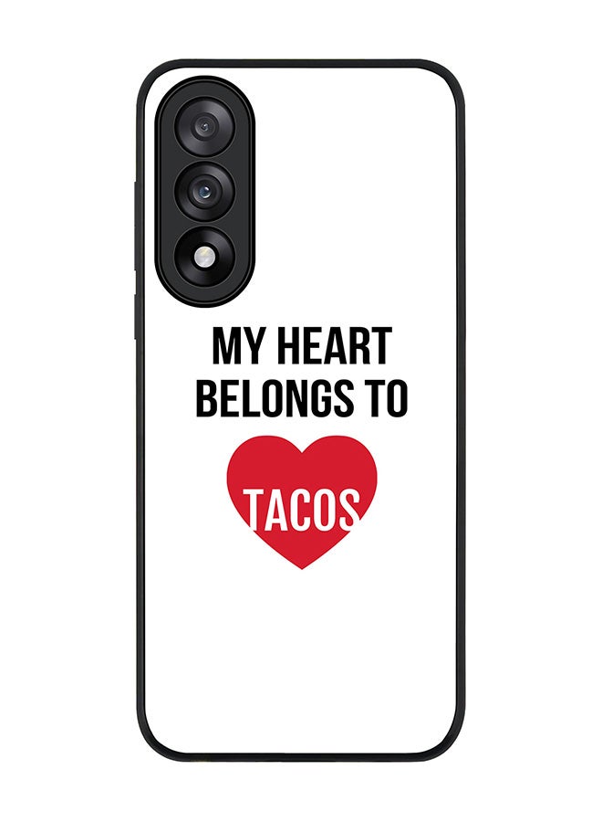 Stylizedd For OnePlus Nord 5 / Ace 5 Ultra Case,Slim fit Camera Protection, Shockproof Thin Phone cover  - My heart belongs to tacos