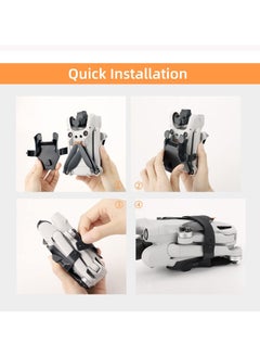 KASTWAVE Propeller Holder for DJI Mini 3 Pro, Propellers Strap Props Blades Fixator for DJI Mavic Mini 3 Pro Accessories (Black)  - Image 3